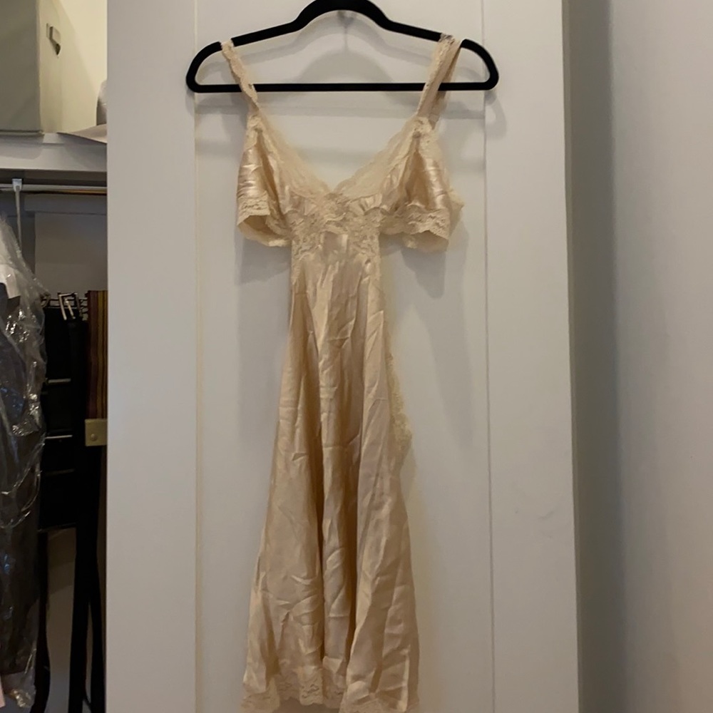 Stella McCartney Pink Silk Lingerie Dress